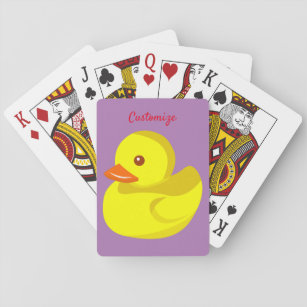 Cute Rubber Duck Thunder_Cove Playing Cards