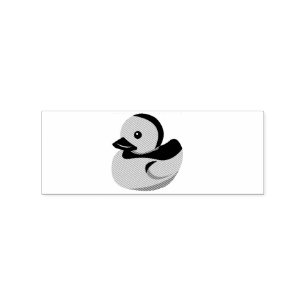 Cute Rubber Duck Thunder_Cove Rubber Stamp