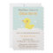 Cute Rubber Ducky Baby Shower Invitations