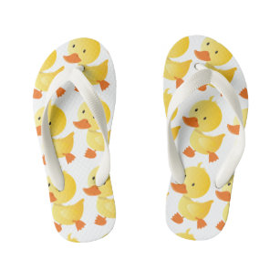Cute Rubber Ducky Kid's Flip Flops