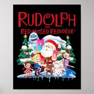 Cute Rudolph The Red Nosed Reindeer Christmas Spec Poster