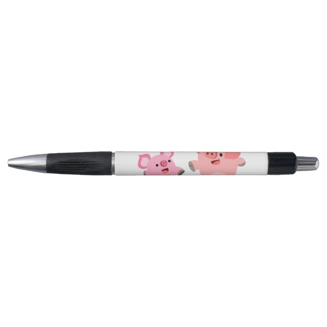 Cute Running Cartoon Pigs Pen (Front)