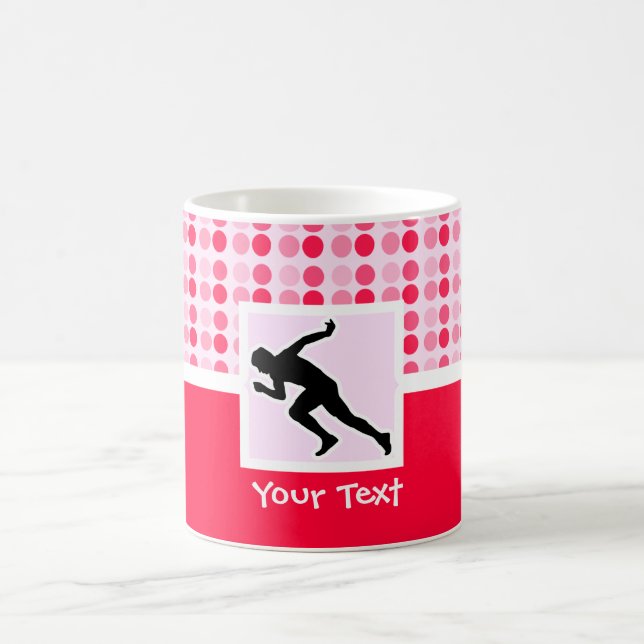 Cute, Running Coffee Mug (Center)