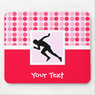 Cute, Running Mouse Pad