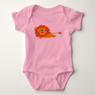 Cute Rushing Cartoon Lion Baby Clothing Bodysuit