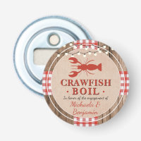 Cute Rustic Crawfish Boil Lobster Party Engagement