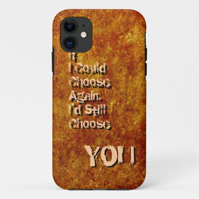 Cute rustic texture love quote Case-Mate iPhone case (Back)