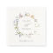 Cute Rustic Yellow Meadow Floral Wreath Wedding