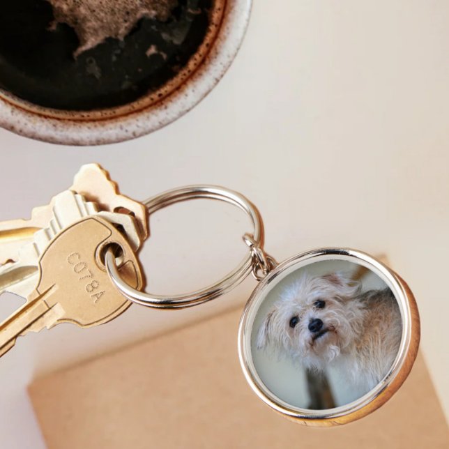 Cute Sad Eyes Scruffy Puppy Keychain (Creator Uploaded)