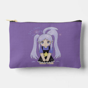 Cute Sad Girl Hand Drawn Illustration – It’s Okay Accessory Pouch