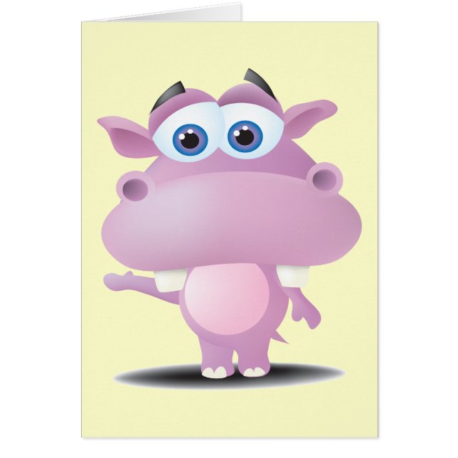 cute sad little hippo (Front)