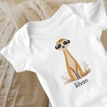 Cute Safari Animal Meerkat Gender Neutral T-Shirt