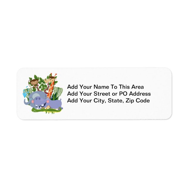 Cute Safari Animals (Front)