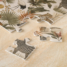 Cute Safari Animals Kids Puzzle