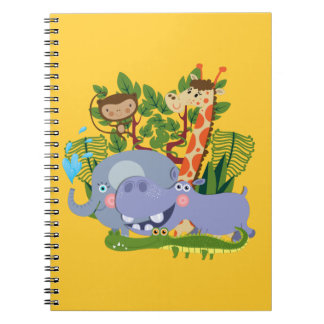 Cute Safari Animals Notebook