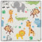 Cute Safari Animals Nursery Fabric