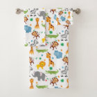Cute Safari Animaux Nursery Motif
