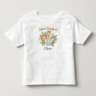 Cute Safari Baby Animals Toddler T-shirt