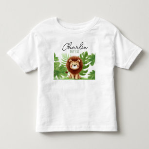 Cute Safari Lion Birthday Toddler T-shirt