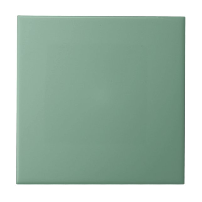 Cute sage green mix and match decor tile (Front)