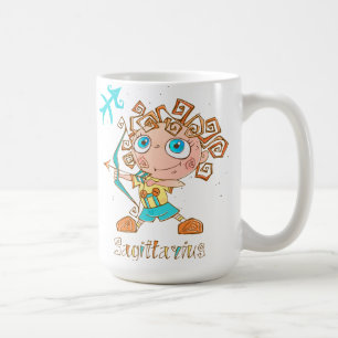 Cute Sagittarius Kid Coffee Mug