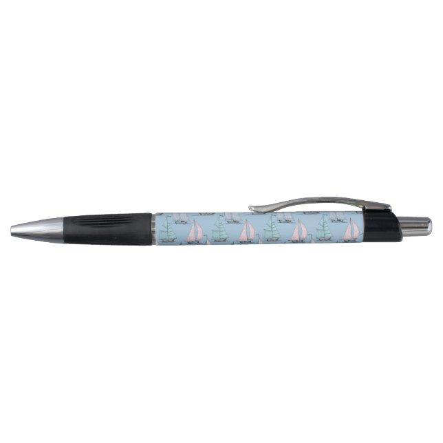 Cute Sailboat Pattern 1 Pen (Top)