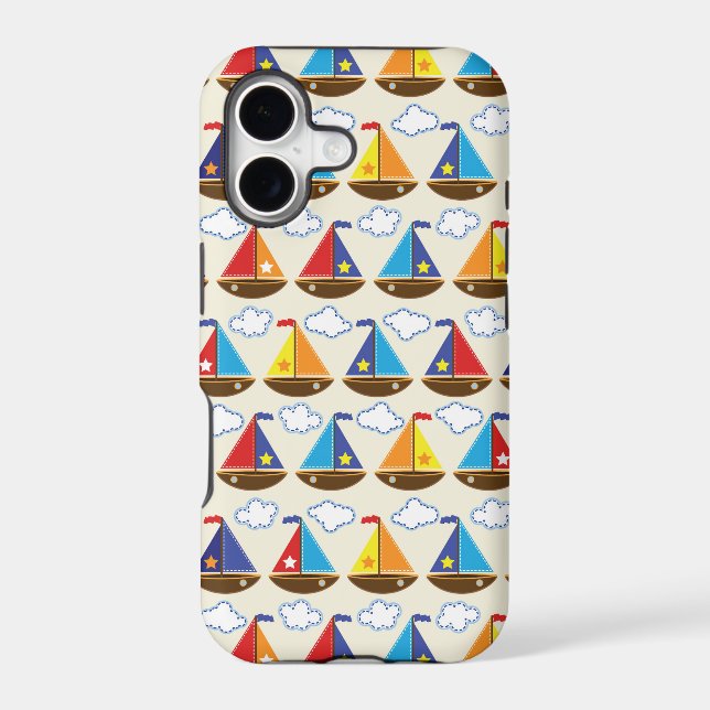 Cute Sailboat Pattern 2 (Back)