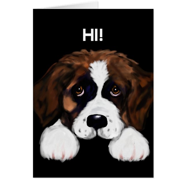Cute Saint Bernard (Front)