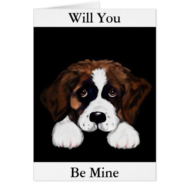 Cute Saint Bernard (Front)