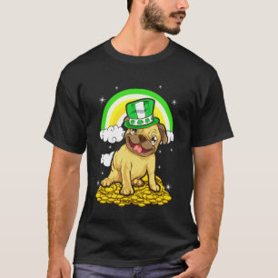 Cute Saint Patrick's Day Pug Leprechaun T-Shirt