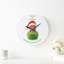 Cute salami surprised Christmas in fluffy green