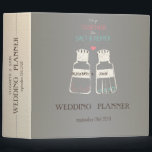 Cute Salt & Pepper Wedding Binder<br><div class="desc">Cute salt and papper wedding planner.</div>
