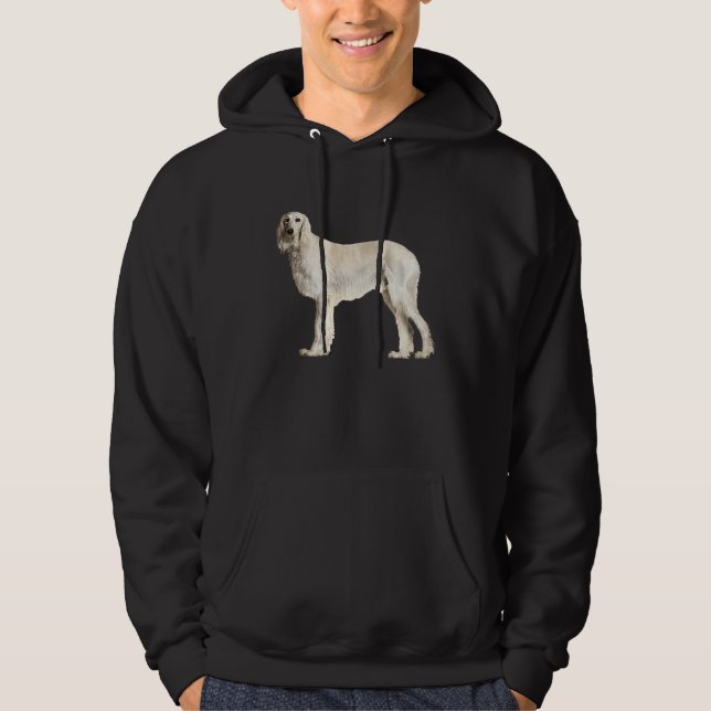 Cute saluki hoodie (Front)