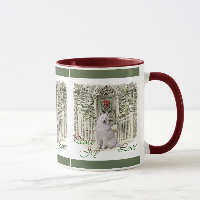 Cute Samoyed Lovers Christmas Gifts Mug (Right)