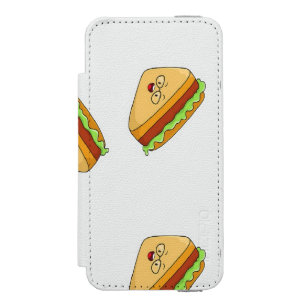 Cute sandwiches food character pattern incipio watson™ iPhone 5 wallet case