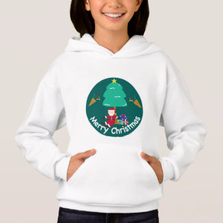 Cute Santa and Christmas Tree 