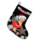 Cute Santa Baby Girl Red Silver Monogram Name