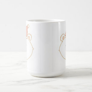 Cute santa bear mug