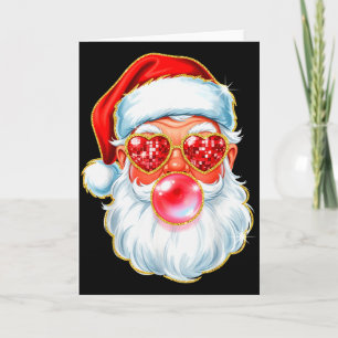 Cute Santa Bubble Gum For Women Teen Little Girls Card