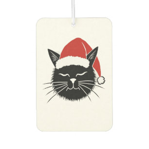 Cute Santa Cat Lover Christmas Men Women Kids T-Sh Air Freshener