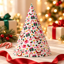 Cute Santa Christmas Birthday Festive Pattern