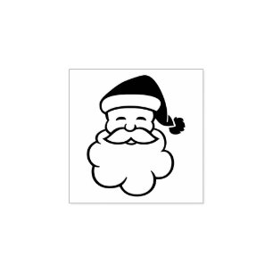 Cute Santa Christmas Holidays Kids DIY Art Craft Rubber Stamp