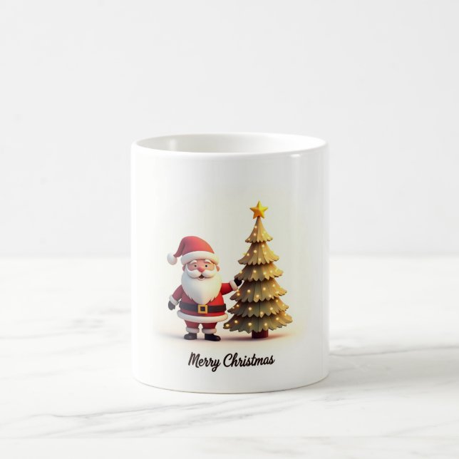 Cute Santa Christmas Mug (Center)