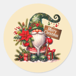 Cute Santa Christmas stickers