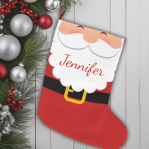 Cute Santa Claus Beard And Belt Personalized