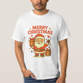  Cute Santa Claus Christmas Art –  Merry Christmas T-Shirt