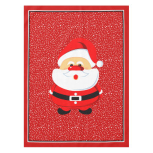 Cute Santa Claus Christmas whimsical Tablecloth