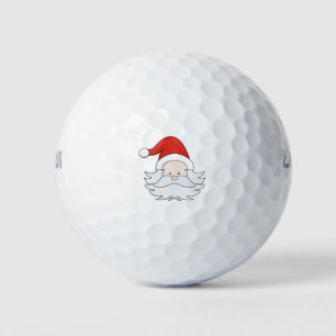 Cute Santa Claus Golf Balls