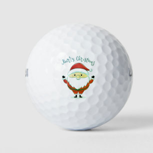 Cute Santa Claus Golf Balls