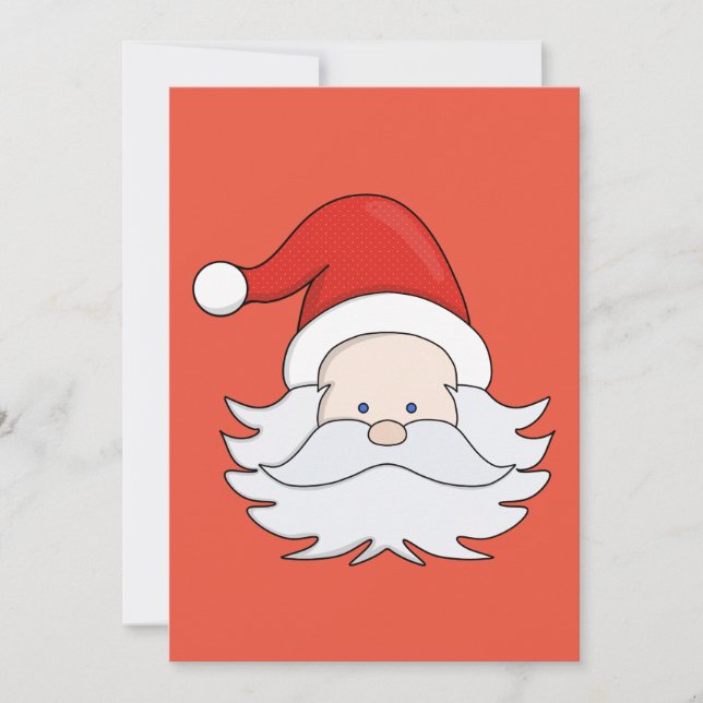 Cute Santa Claus Invitation (Front)